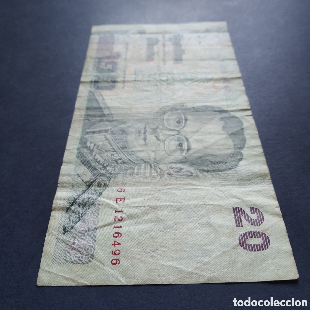 Billetes extranjeros: BILLETE - TAILANDIA 20 BATH - Foto 3