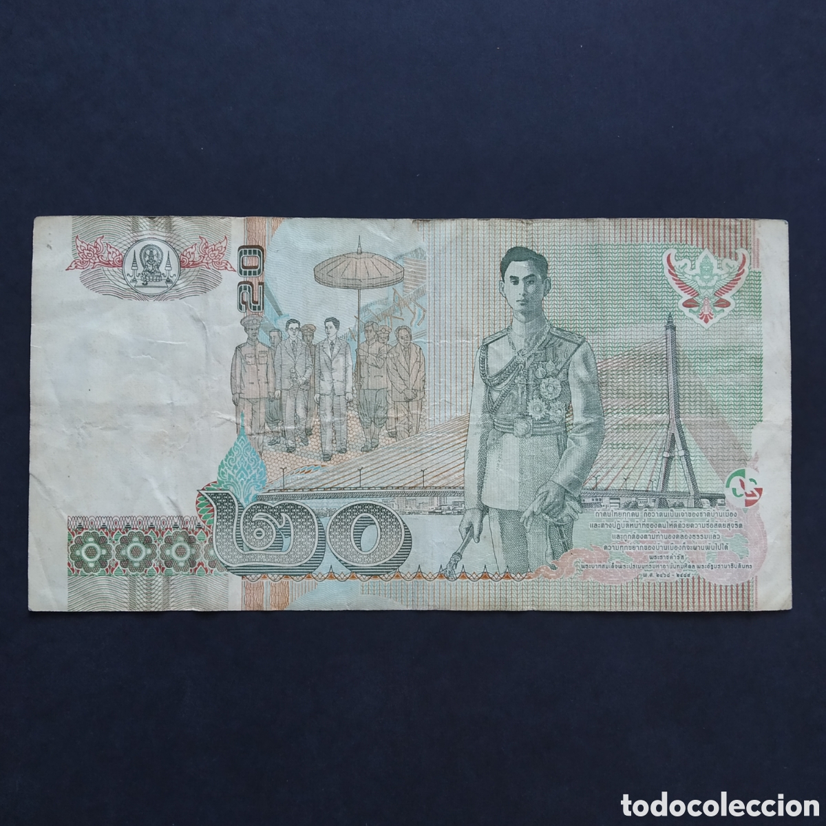 Billetes extranjeros: BILLETE - TAILANDIA 20 BATH - Foto 2