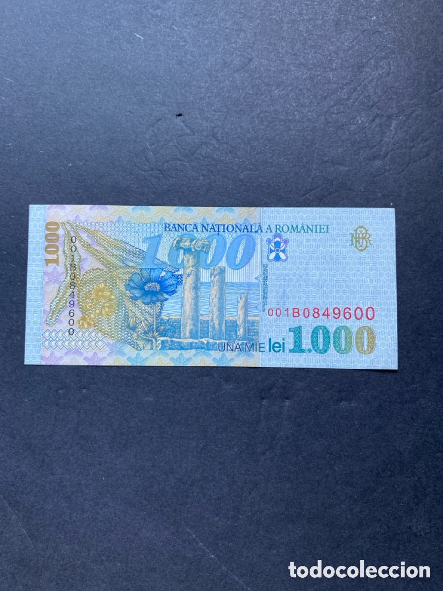 Billetes extranjeros: Billete de Rumania - Foto 2