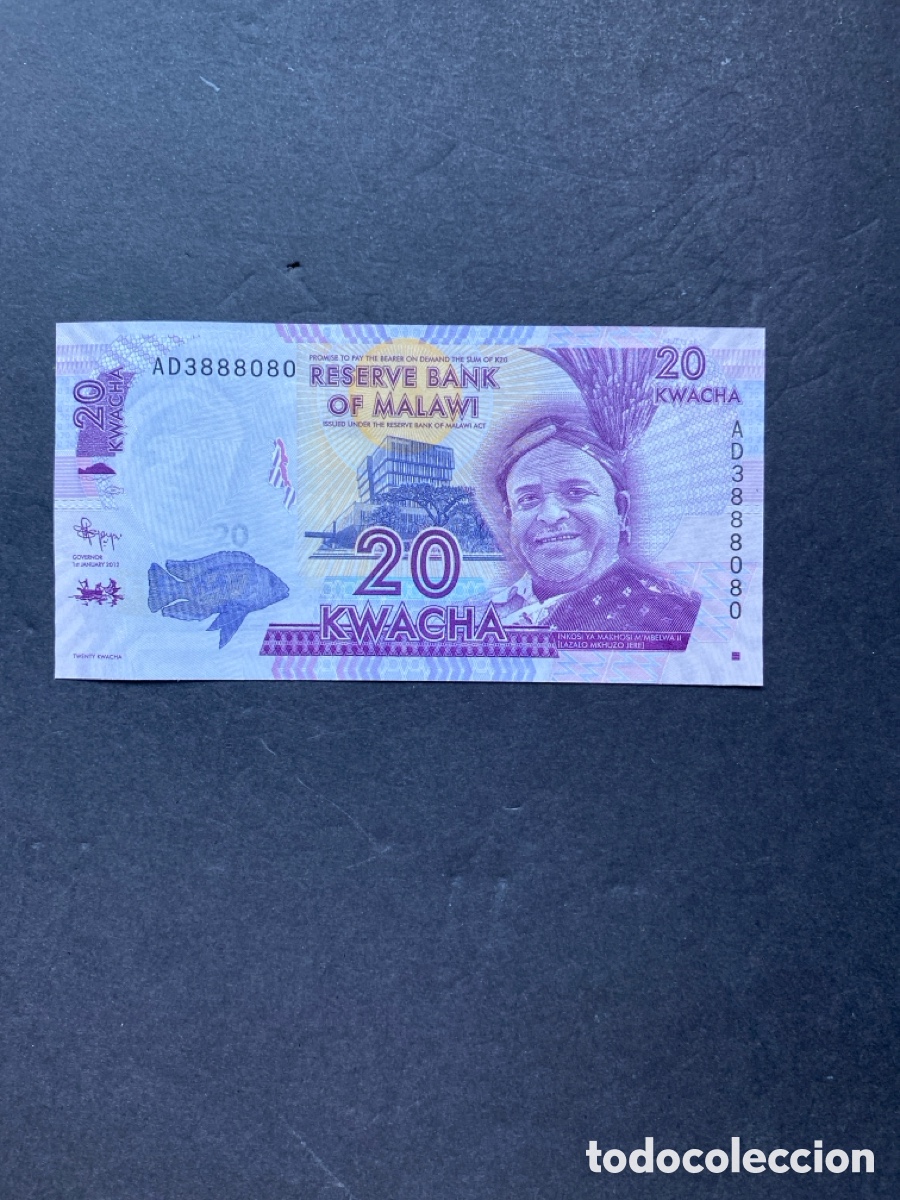 Billetes extranjeros: Billete de Malawi - Foto 1