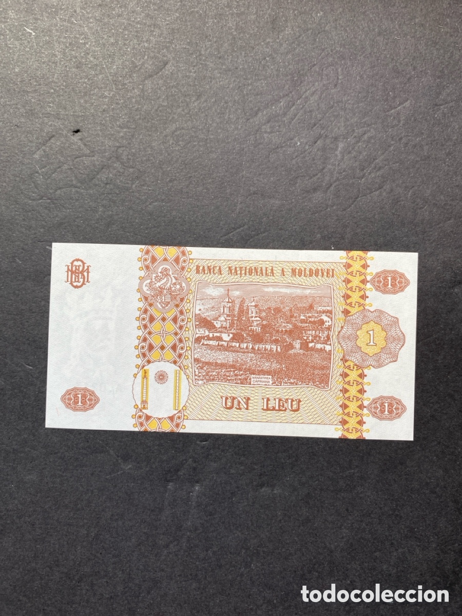 Billetes extranjeros: Billete de Moldavia 1 leu - Foto 2