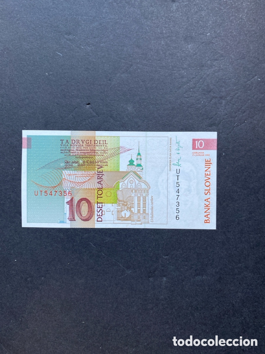 Billetes extranjeros: Billete de Eslovenia - Foto 2