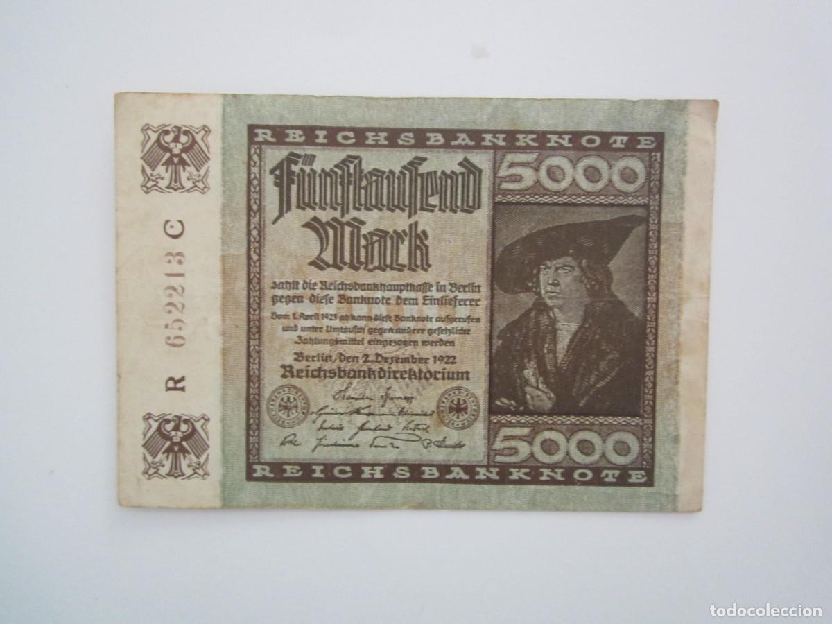 Billetes extranjeros: BILLETES DE ALEMANIA DE 20 MARKS 1922 - Foto 1