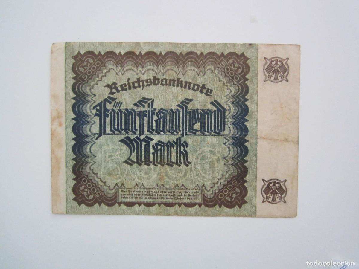 Billetes extranjeros: BILLETES DE ALEMANIA DE 20 MARKS 1922 - Foto 2