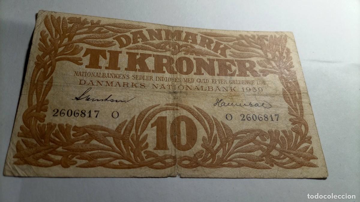 Billetes extranjeros: DINAMARCA - 10 KRONER 1939 P31 - Foto 1