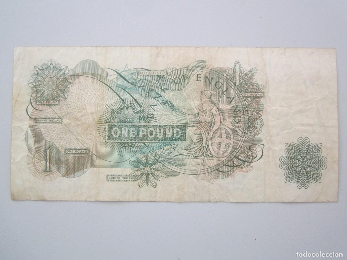 Billetes extranjeros: BILLETE DE 1 LIBRA INGLATERRA 1966-70 - Foto 2
