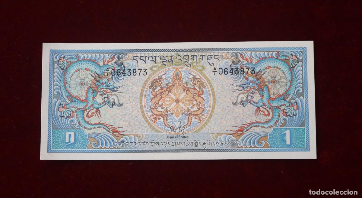 Billetes extranjeros: 1 NGULTRUM 1981 BUTAN BHUTAN P#5. SC / UNC.