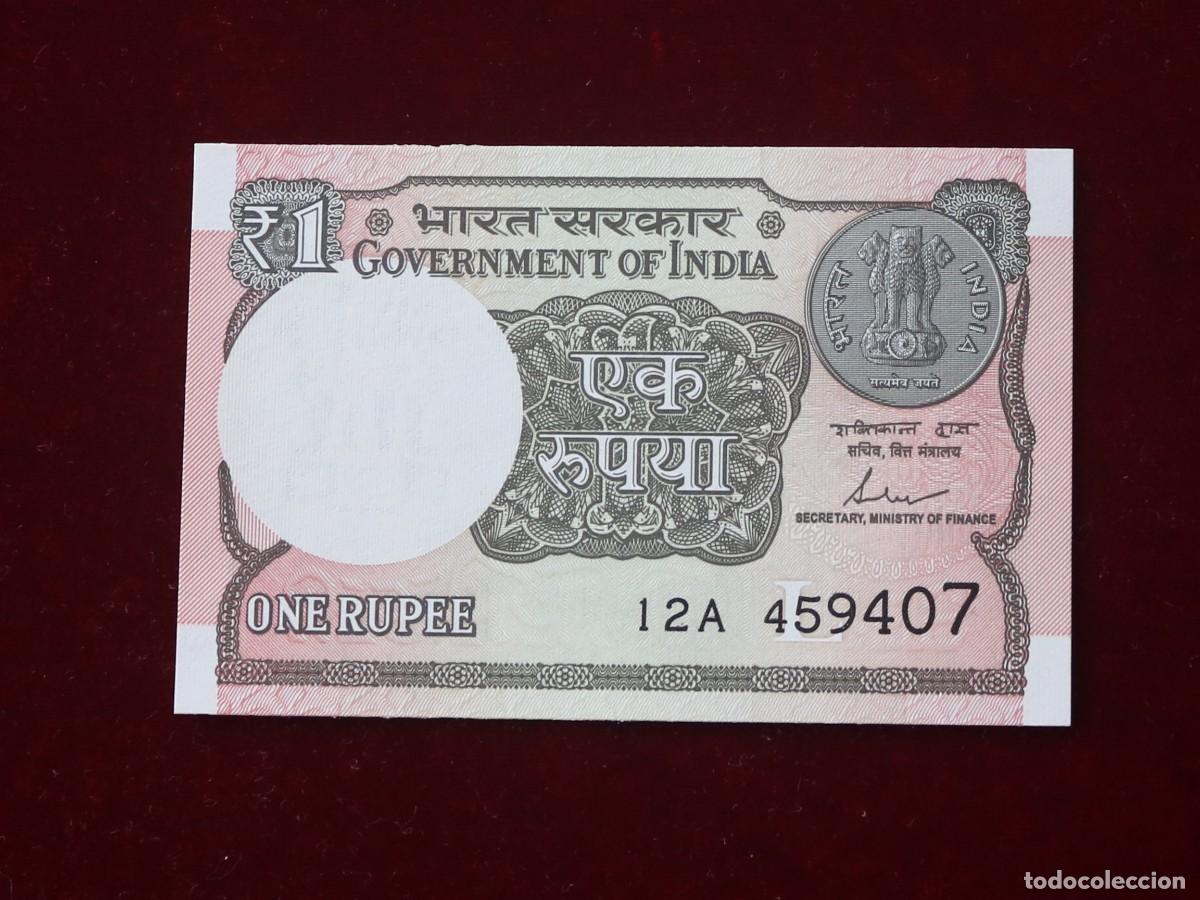 Billetes extranjeros: 1 RUPIA 2017 INDIA P#117C. SC / UNC. - Foto 1