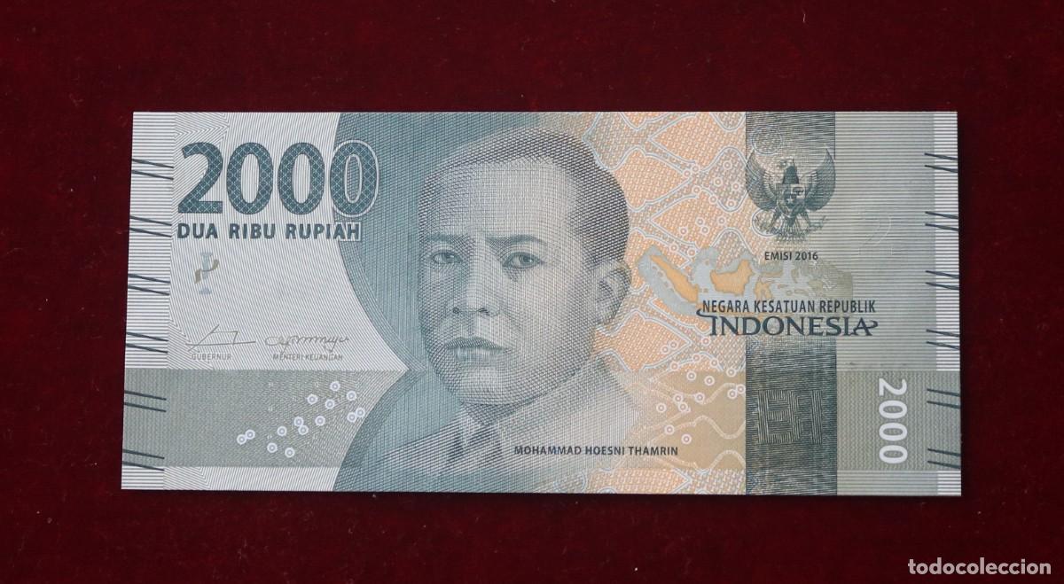 Billetes extranjeros: 2000 RUPIAS 2016 (2017) INDONESIA P#155B. SC / UNC. - Foto 1