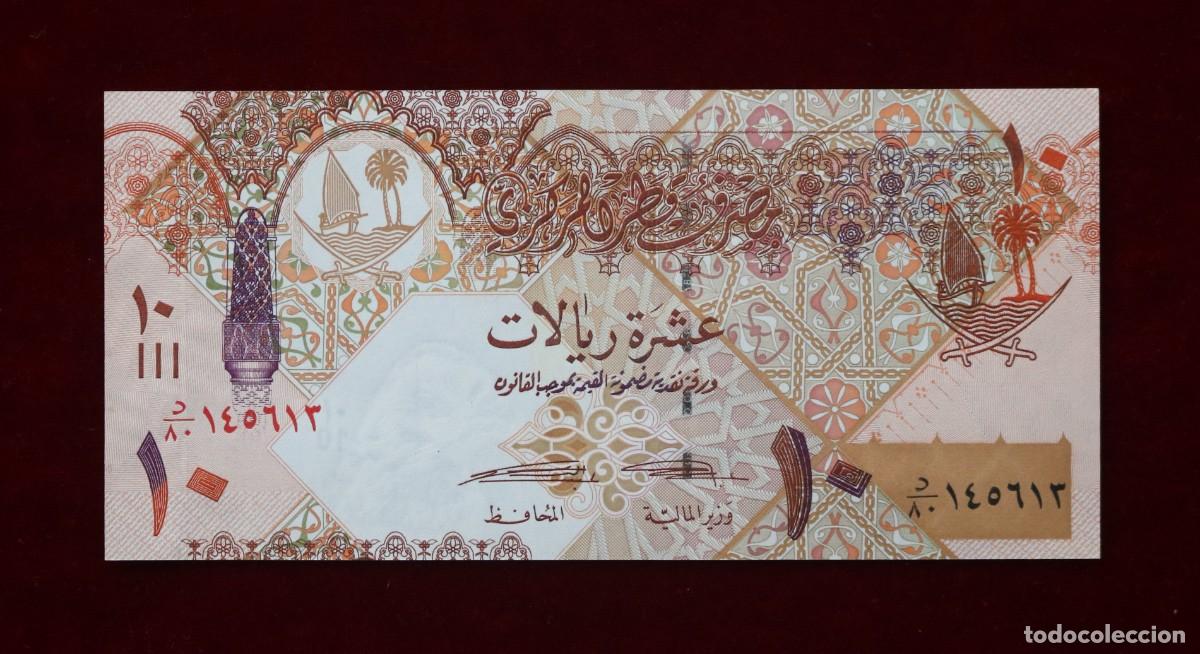 Billetes extranjeros: 10 RIYALS 2008 QATAR P#30. SC / UNC. - Foto 1