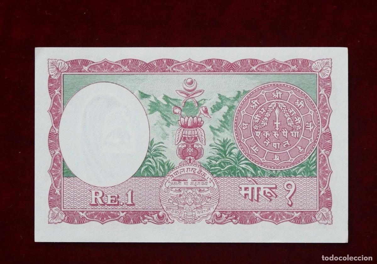 Billetes extranjeros: 1 MOHRU 1960 NEPAL. P#8. SC / UNC. - Foto 2