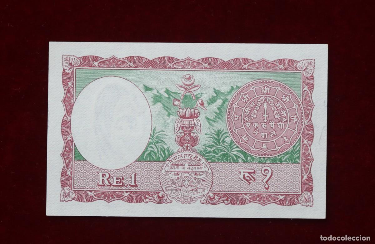 Billetes extranjeros: 1 RUPIA 1965 NEPAL. P#12. SC / UNC. - Foto 2
