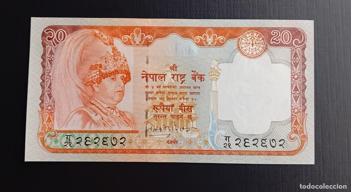 Billetes extranjeros: 20 RUPIAS 2002 NEPAL. P#47A. SC / UNC - Foto 1