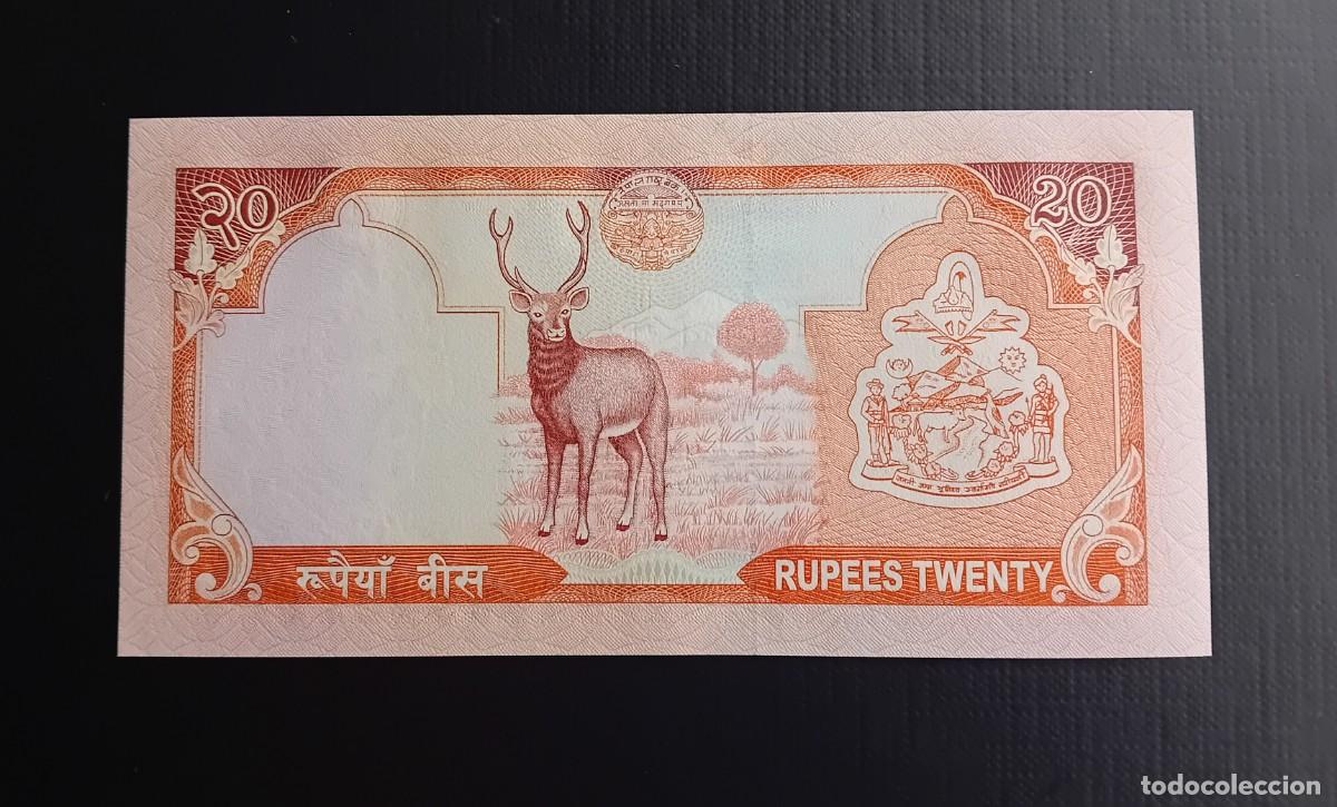 Billetes extranjeros: 20 RUPIAS 2002 NEPAL. P#47A. SC / UNC - Foto 2