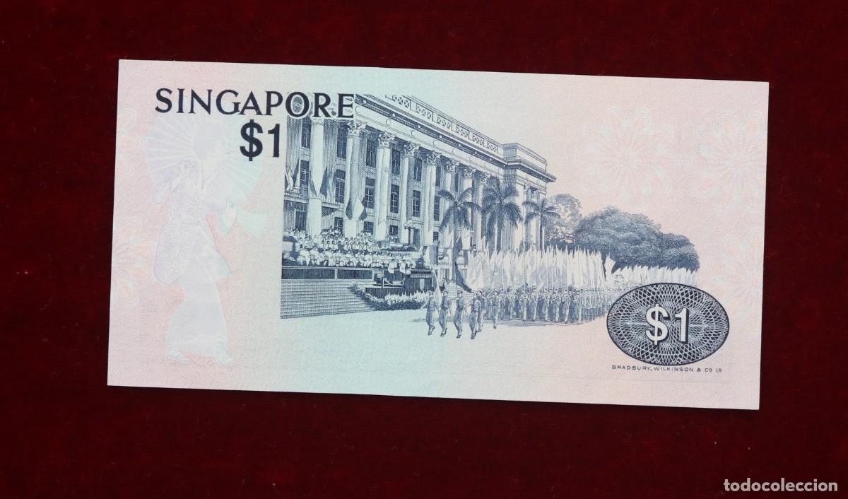 Billetes extranjeros: 1 DOLAR 1976 SINGAPUR. P#9. SC / UNC. - Foto 2