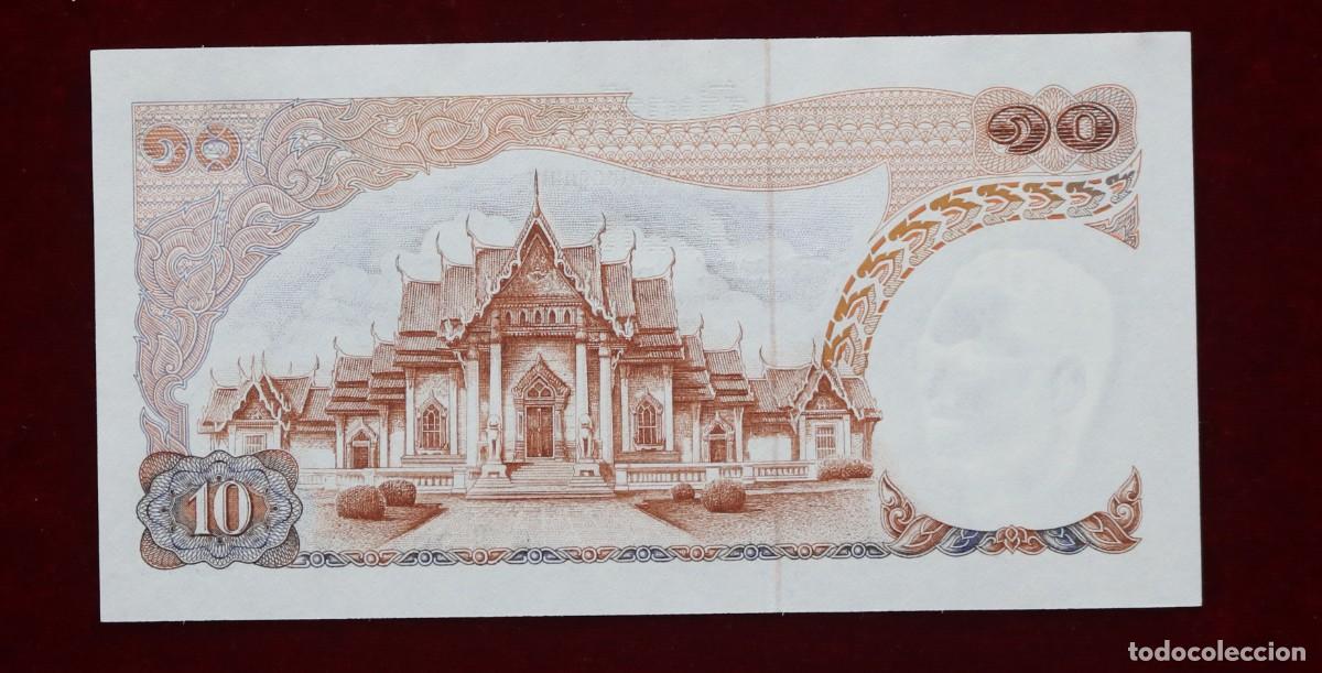 Billetes extranjeros: 10 BATH 1969-1978 TAILANDIA. P#83A. SC / UNC. - Foto 2