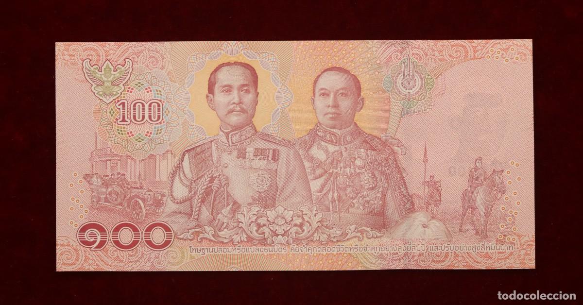 Billetes extranjeros: 100 BATH 2018 TAILANDIA. P#137A. SC / UNC. - Foto 2
