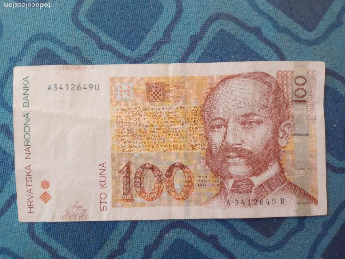 Billetes extranjeros: CROACIA 100 KUNA 2002 - Foto 1