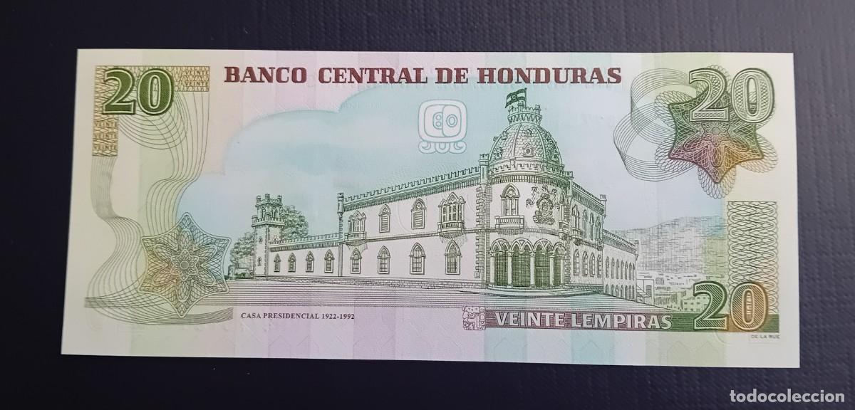 Billetes extranjeros: 20 LEMPIRAS 2006 HONDURAS. P#93. SC / UNC. - Foto 2