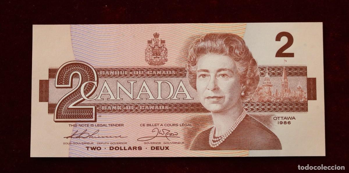 Billetes extranjeros: 2 DOLARES 1986 CANADA. P#94B. SC / UNC. - Foto 1