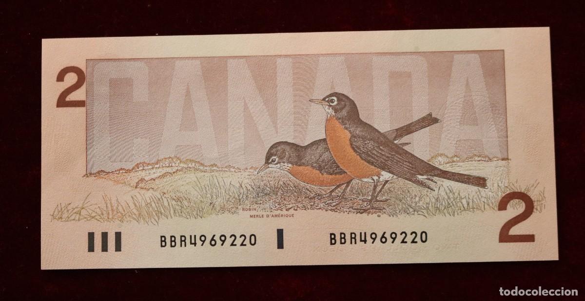 Billetes extranjeros: 2 DOLARES 1986 CANADA. P#94B. SC / UNC. - Foto 2