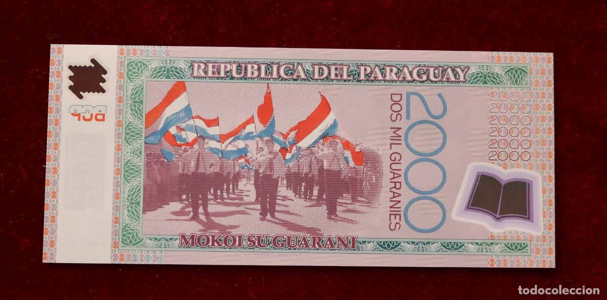 Billetes extranjeros: 2000 GUARANIES 2011 PARAGUAY. P#228C. SC / UNC - Foto 2