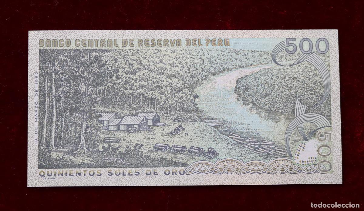 Billetes extranjeros: 500 SOLES DE ORO 1982 PERU. P#125A. SC / UNC - Foto 2