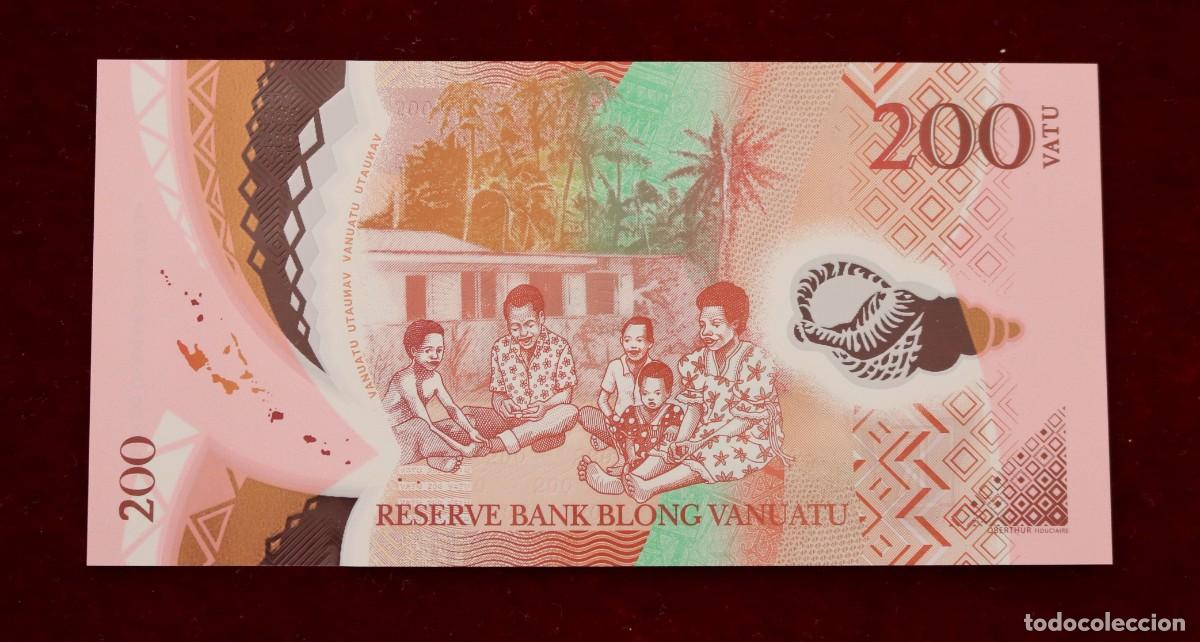 Billetes extranjeros: 200 VATU 2014 VANUATU. P#12. SC / UNC. - Foto 2