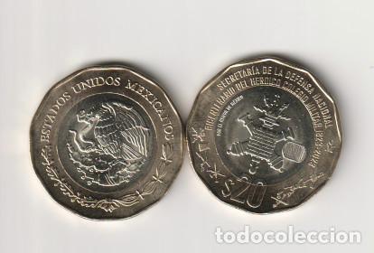 Billetes extranjeros: Mexico moneda de 20 pesos del 2023 SC/UN - Foto 1
