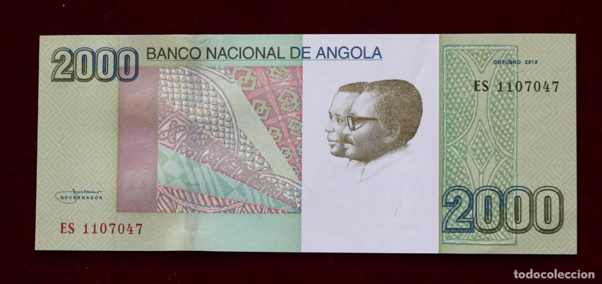 Billetes extranjeros: 2000 KWANZAS 2012 (2017) ANGOLA. P#157A. SC / UNC. - Foto 1