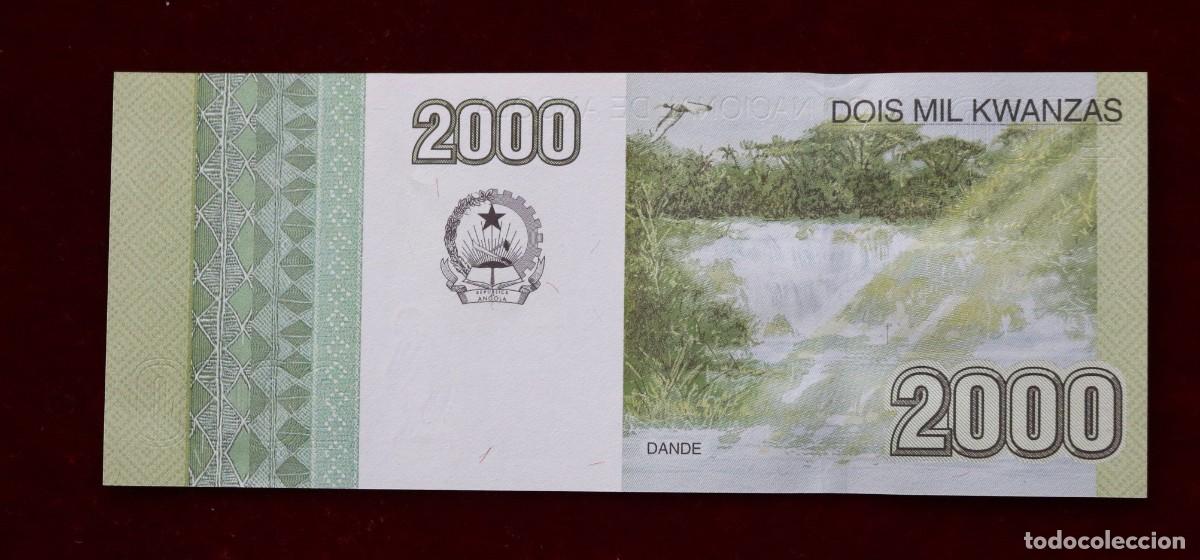 Billetes extranjeros: 2000 KWANZAS 2012 (2017) ANGOLA. P#157A. SC / UNC. - Foto 2