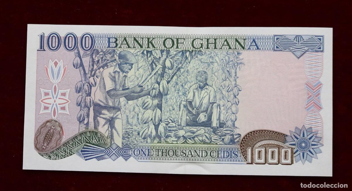 Billetes extranjeros: 1000 CEDIS 1995 GHANA. P#29B. SC / UNC. - Foto 2