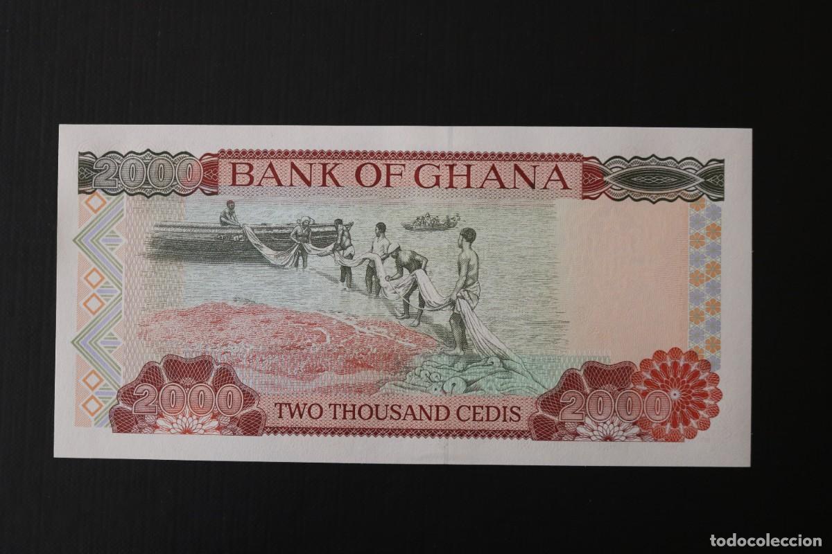 Billetes extranjeros: 2000 CEDIS 1995 GHANA. P#30B. SC / UNC. - Foto 2