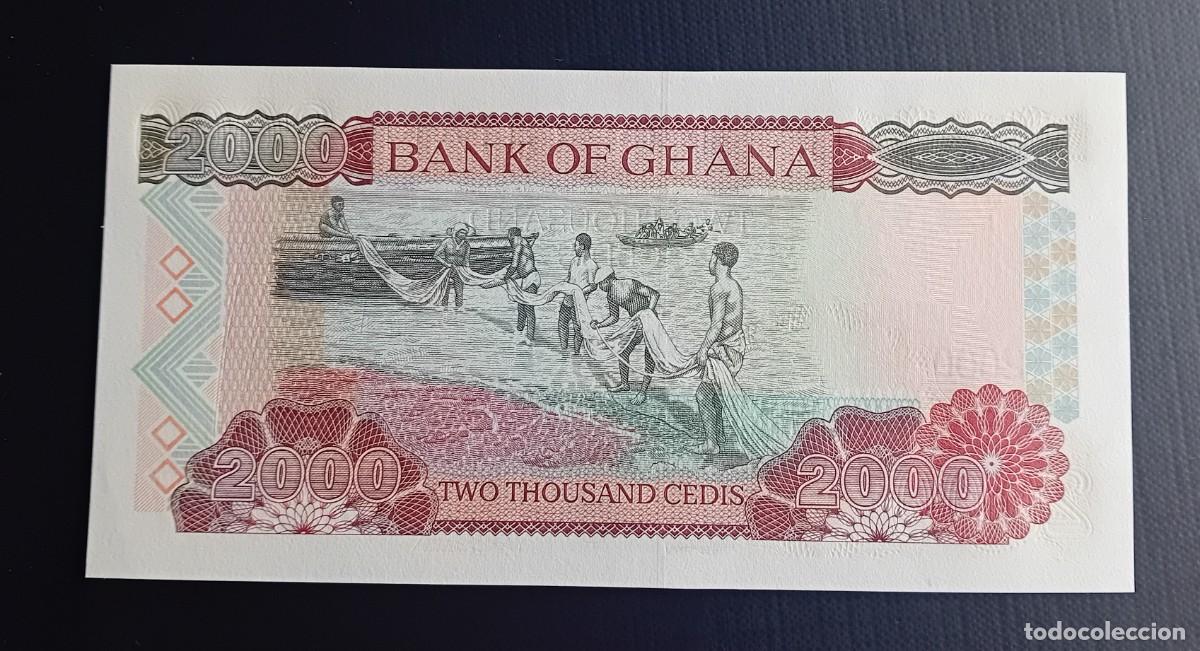 Billetes extranjeros: 2000 CEDIS 2003 GHANA. P#33H. SC / UNC. - Foto 2