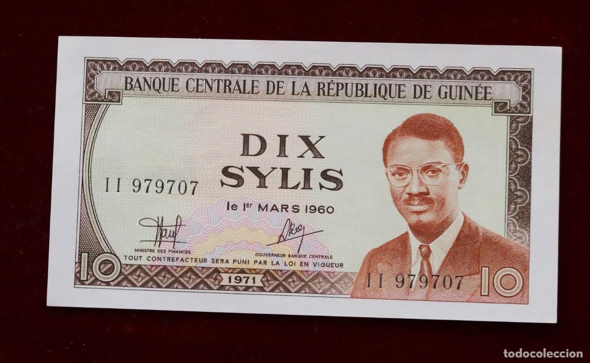 Billetes extranjeros: 10 SYLIS 1971 GUINEA. P#16. SC / UNC. - Foto 1