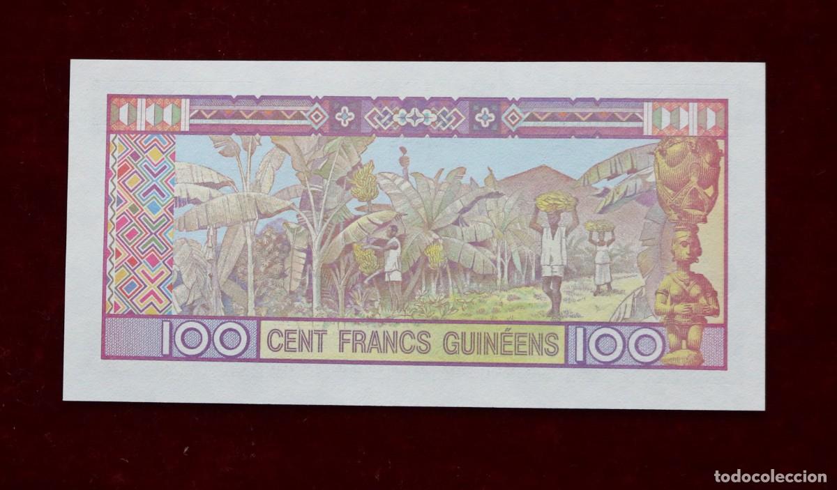Billetes extranjeros: 100 FRANCOS 1985 GUINEA. P#30A. SC / UNC. - Foto 2