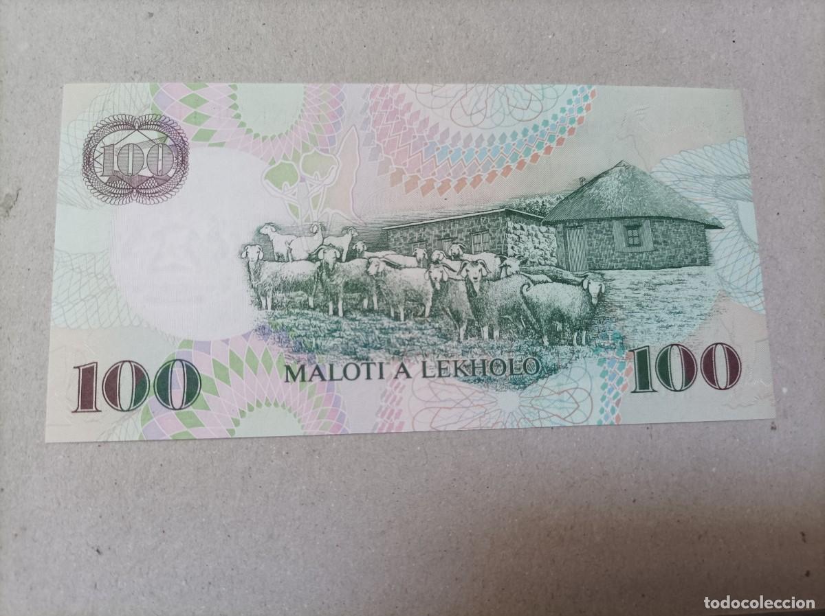 Billetes extranjeros: Billete Lesotho, 100 Maloti, a&ntilde;o 2006, UNC - Foto 1