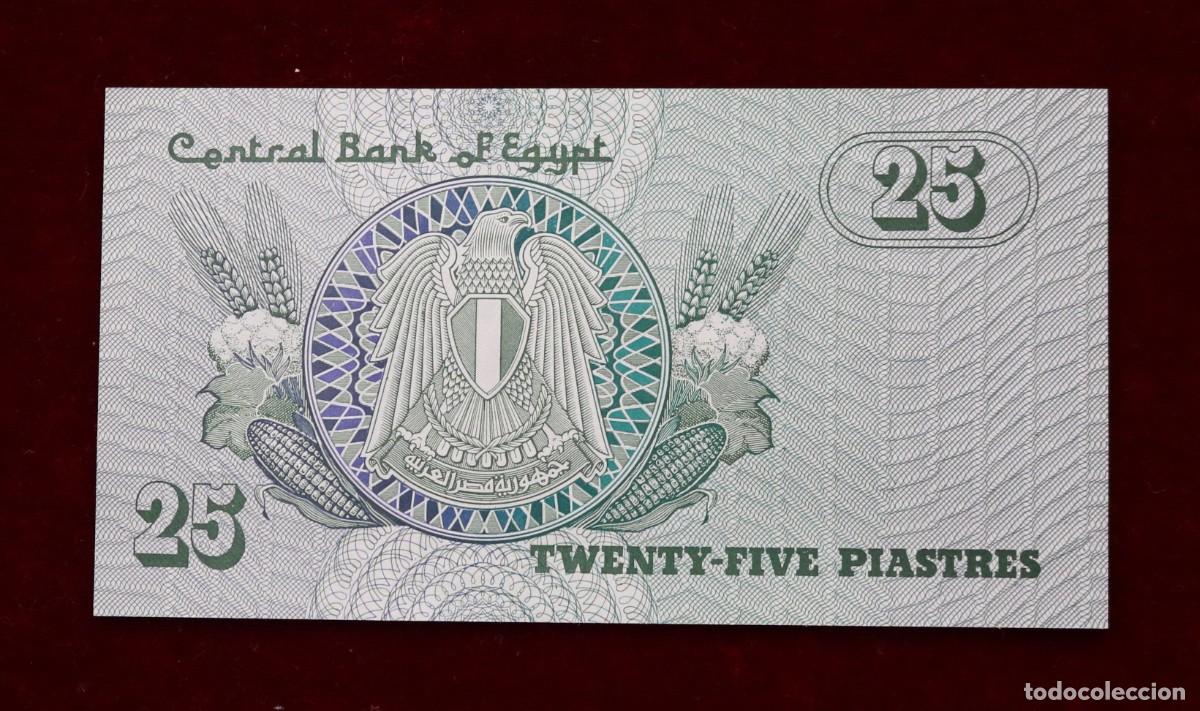 Billetes extranjeros: 25 PIASTRAS 1982 EGIPTO. P#54. SC / UNC. - Foto 2