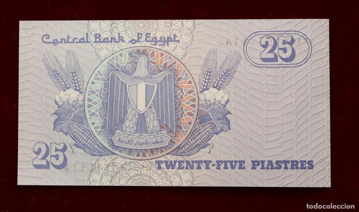 Billetes extranjeros: 25 PIASTRAS 2008 EGIPTO. P#57. SC / UNC. - Foto 2