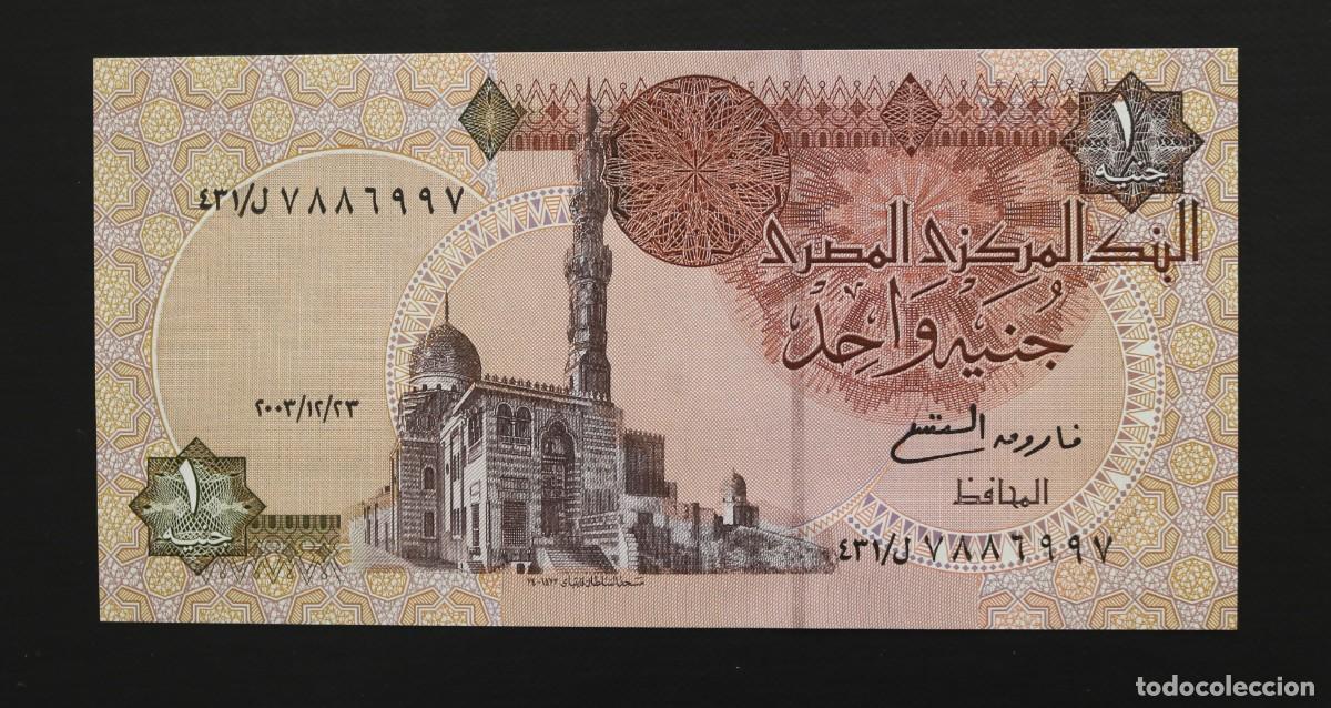 Billetes extranjeros: 1 LIBRA 2003 EGIPTO. P#50G. SC / UNC. - Foto 1