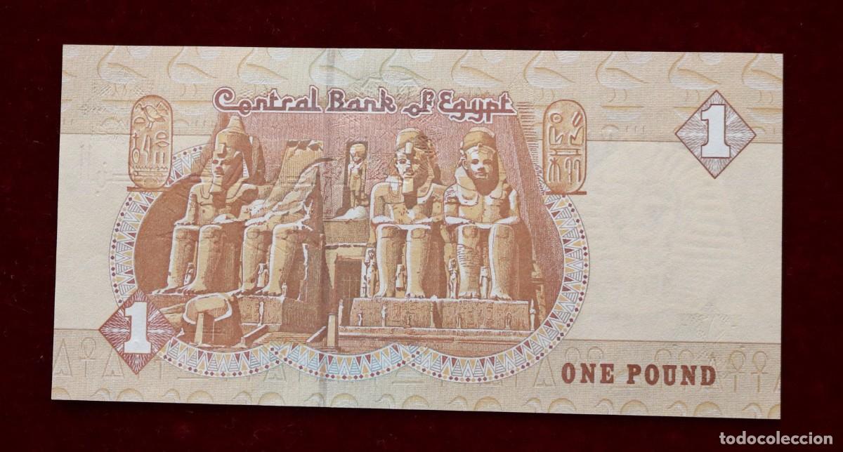 Billetes extranjeros: 1 LIBRA 2006 EGIPTO. P#50J. SC / UNC. - Foto 2