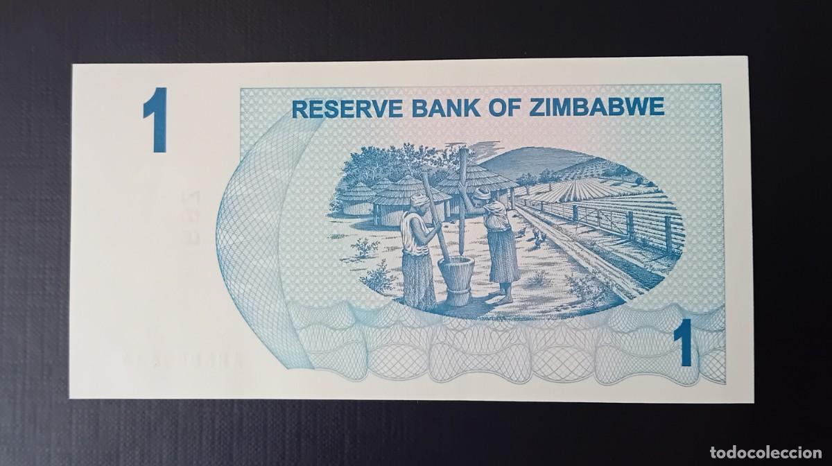 Billetes extranjeros: 1 DOLAR 2006 ZIMBABWE. P#37. SC / UNC. - Foto 2