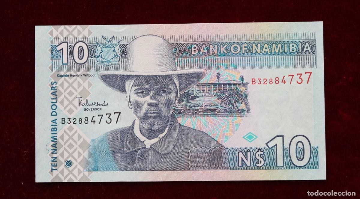Billetes extranjeros: 10 DOLARES 2001 NAMIBIA. P#4C. SC / UNC. - Foto 1