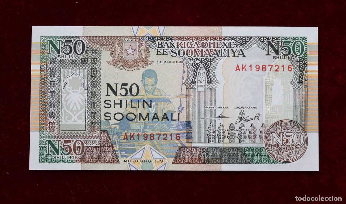 Billetes extranjeros: 50 CHELINES 1991 SOMALIA. P#R2. SC / UNC. - Foto 1