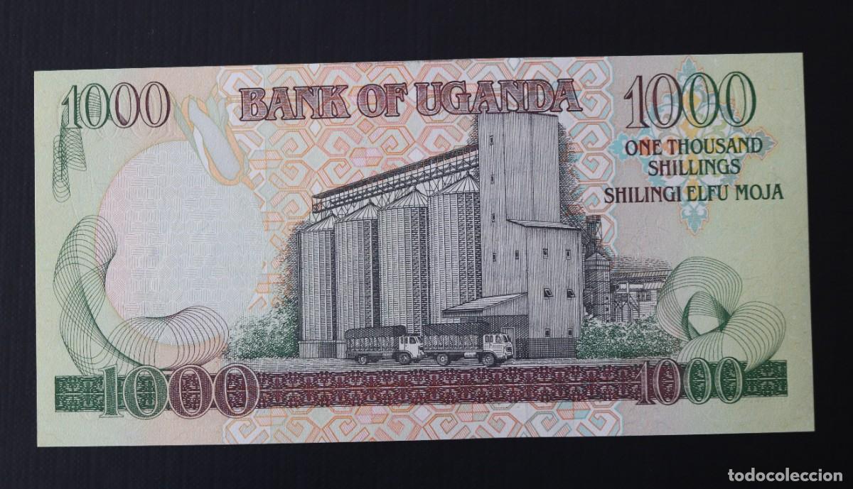 Billetes extranjeros: 1000 CHELINES 1998 UGANDA. P#36D. SC / UNC. - Foto 2