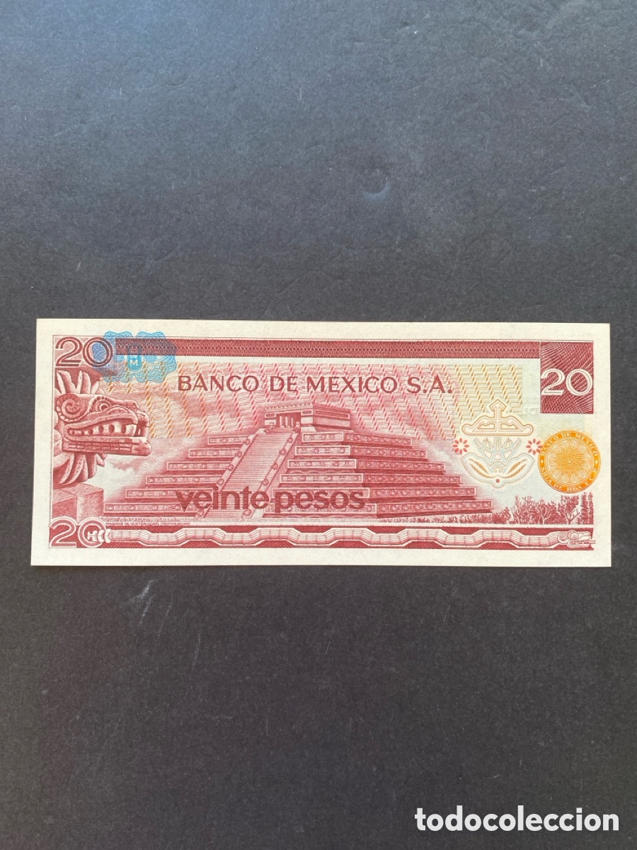 Billetes extranjeros: Billete de Mexico 29 pesos - Foto 2