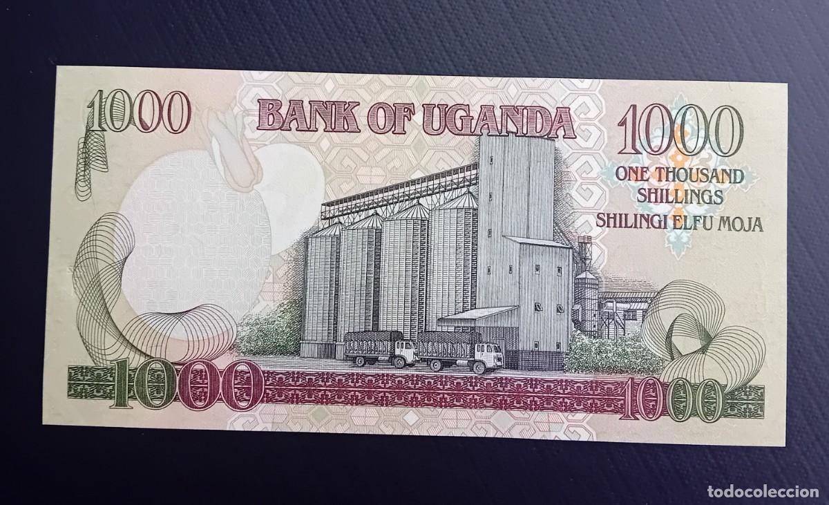 Billetes extranjeros: 1000 CHELINES 2003 UGANDA. P#39Ab. SC / UNC. - Foto 2