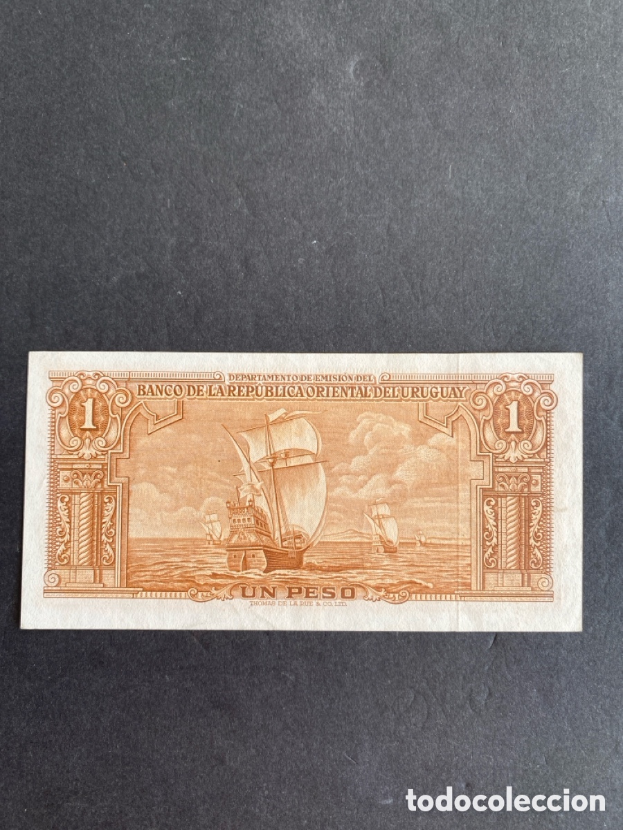 Billetes extranjeros: Billete de Uruguay 1 peso - Foto 2