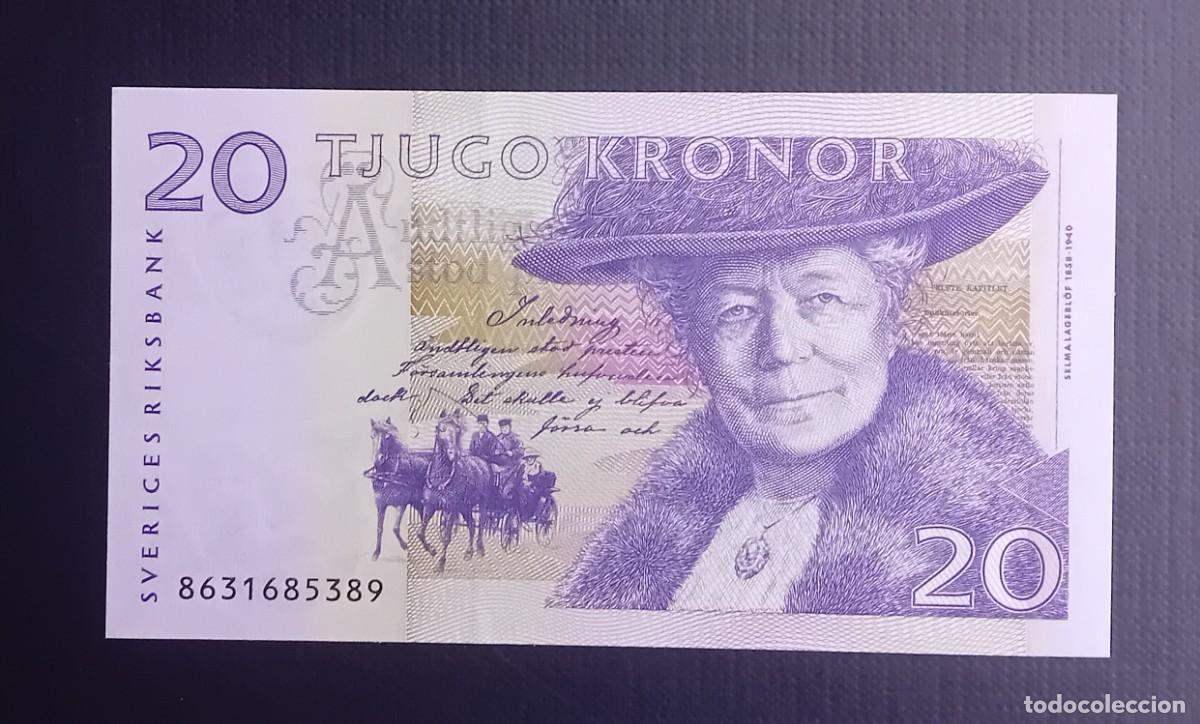 Billetes extranjeros: 20 CORONAS 2008 SUECIA. P#63C. SC / UNC - Foto 1