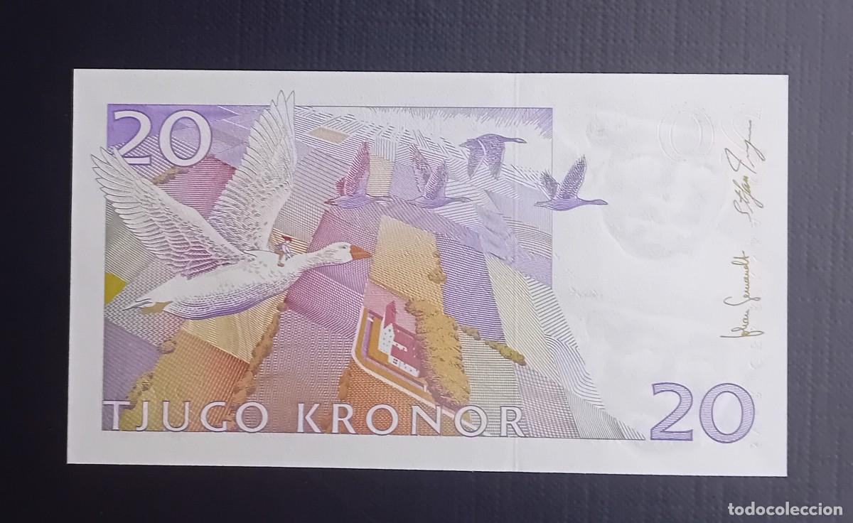Billetes extranjeros: 20 CORONAS 2008 SUECIA. P#63C. SC / UNC - Foto 2